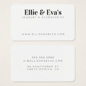 カスタム及びクリーンモダンデザイン名刺 (正面&裏面)