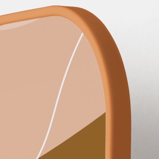 カスタム友達へのモノグラム名のギフ最高のト ピックルボールラケット (左詳細)