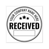 カスタム受取業務用自己インキング用ゴムスタンプ セルフインキングスタンプ (デザイン)