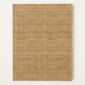 カスタム可愛いおもしろいヴィンテージカモミール花 プランナー手帳 (裏面)