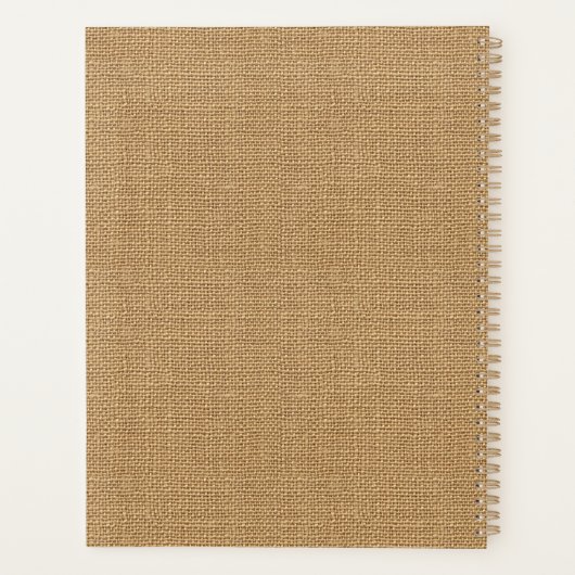 カスタム可愛いおもしろいヴィンテージカモミール花 プランナー手帳 (裏面)