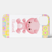 カスタム可愛いかわいいピンクピグ Case-Mate iPhoneケース (裏面 (横))