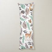 カスタム可愛いアニマルキッズルームデコール ボディピロー (裏面 (縦))