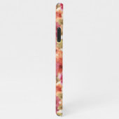 カスタム可愛いエレガント春フローラアートウォーターカラー iPhoneケース (右側)