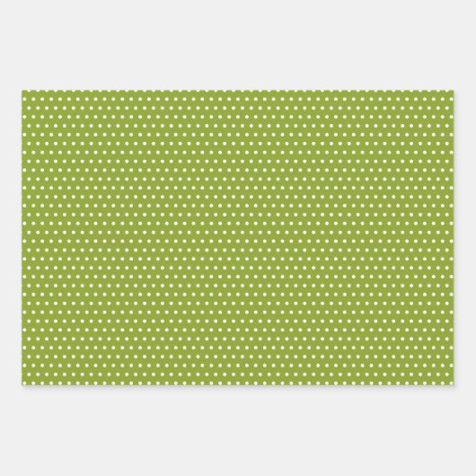 カスタム可愛いシンプルシックな森の松の木模様 ラッピングペーパーシート (正面2)