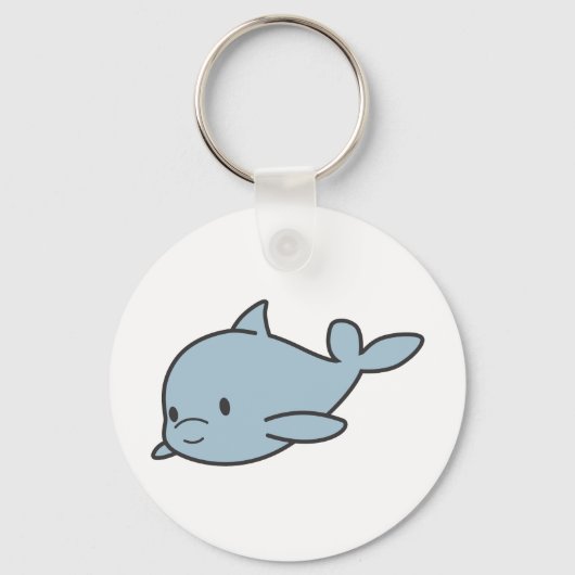 カスタム可愛いベビードルフィンカートゥーン キーホルダー (正面)
