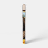 カスタム可愛いベビーナマケモノの木に眠る秋 SAMSUNG GALAXYケース (左側面)