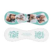 カスタム可愛いボーナスパパ4写真&引用文父ギフト 野球ボール (パネル)