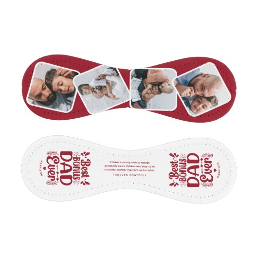 カスタム可愛いボーナスパパ4写真&引用文父ギフト 野球ボール (パネル)