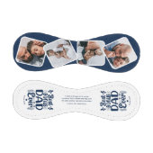 カスタム可愛いボーナスパパ4写真&引用文父ギフト 野球ボール (パネル)