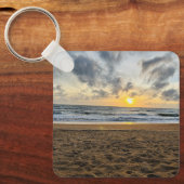 カスタム可愛い二人写真両面パーソナライズされたKe キーホルダー (正面)