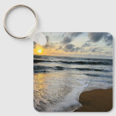 カスタム可愛い二人写真両面パーソナライズされたKe キーホルダー (正面)