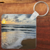 カスタム可愛い二人写真両面パーソナライズされたKe キーホルダー (裏面)