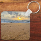 カスタム可愛い二人写真両面パーソナライズされたKe キーホルダー (裏面)