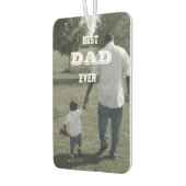 カスタム可愛い写真の最高のパパ カーエアーフレッシュナー (左)