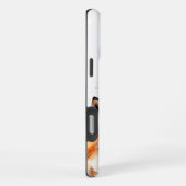 カスタム可愛い可愛いキツネキツネカップル愛の動物 iPhoneケース (右側面)