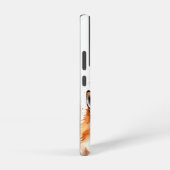 カスタム可愛い可愛いキツネキツネカップル愛の動物 SAMSUNG GALAXYケース (右側面)