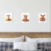 カスタム可愛らしいサファリフレンズ子供部屋ルームデコール (寝室)