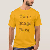 カスタム可能なゴールド Tシャツ (正面)