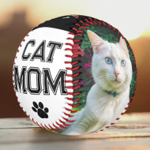 カスタム可能な猫ママのモノグラムフォト2枚 母の日ギフト