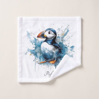 カスタム可能なPuffin Splash バスタオルセット