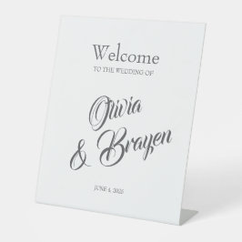 カスタム台座サインエレガントパーソナライズされたイベント 台座サイン