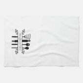 カスタム台所用品転がウィスクのピンヘラ キッチンタオル (横)