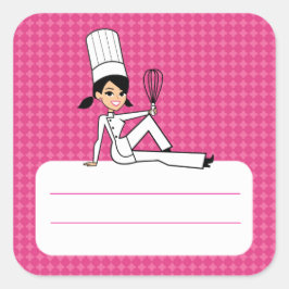 カスタム台所食品ラベル スクエアシール