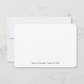 カスタム台本結婚の食事アレルギー 出欠カード (裏面)