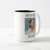 カスタム同僚の写お気に入りの真 ツートーンマグカップ (正面右)