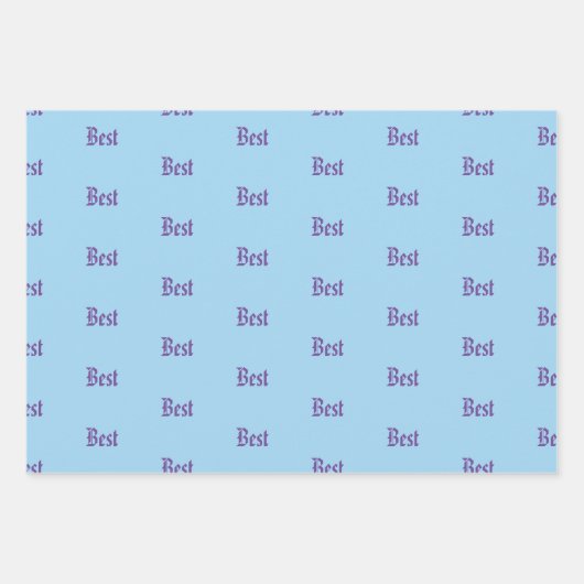 カスタム名のラッパーソナライズされたピング紙セット ラッピングペーパーシート (正面3)