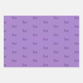 カスタム名のラッパーソナライズされたピング紙セット ラッピングペーパーシート