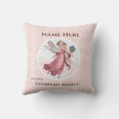 カスタム名の追加ガーディアンエンジェル クッション (裏面)