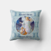 カスタム名の追加ガーディアンエンジェル クッション (裏面)