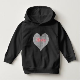 カスタム名の追加スイーツハートフード付きスウェットシャツ ベビーTシャツ