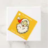 カスタム名オパーソナライズされたレンジサンタクロース フェイバータグ (インサイチュ)