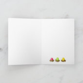 カスタム名パーソナライズされたハッピーイースター カード (内部)