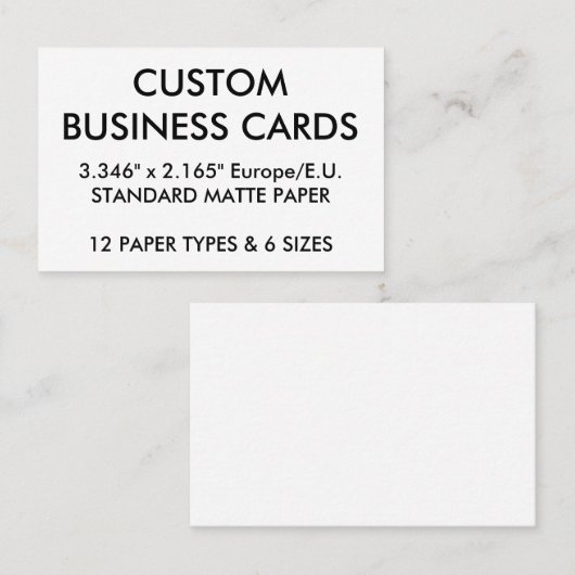 カスタム名パーソナライズされた刺テンプレート 名刺 (正面/裏面)