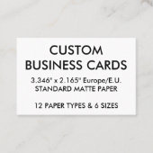 カスタム名パーソナライズされた刺テンプレート 名刺 (正面)