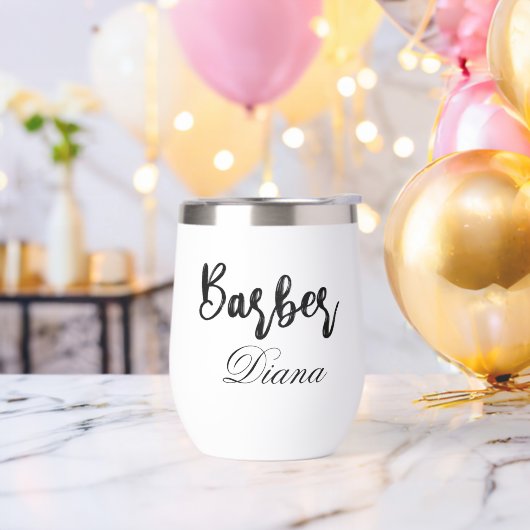 カスタム名パーソナライズされた前理容師 (バチェラーパーティー)