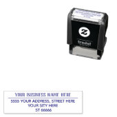 カスタム名パーソナライズされた差出人住所スタンプ セルフインキングスタンプ (インサイチュ)