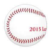 カスタム名パーソナライズされた球球団代表！ 野球ボール (正面左)