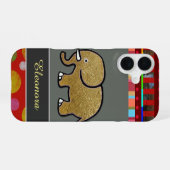カスタム名入れのぞうさんiPhone 6 カバー (裏面横)
