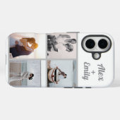 カスタム名入れ+コラージュ写真のスマホケース Case-Mate iPhoneケース (裏面 (横))