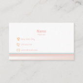 カスタム名刺のシンプル 名刺 (裏面)