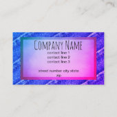 カスタム名刺の両面が青と紫 名刺 (裏面)