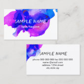 カスタム名刺の両面抽象芸術 名刺 (正面/裏面)