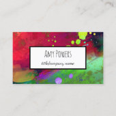 カスタム名刺の両面抽象芸術 名刺 (正面)