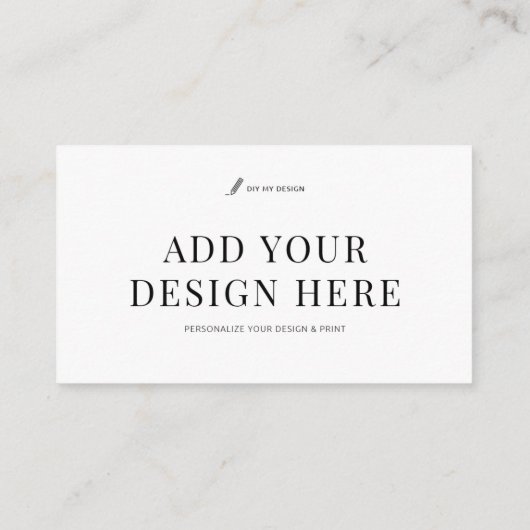 カスタム名刺の印刷デザインのアップロード 名刺 (裏面)