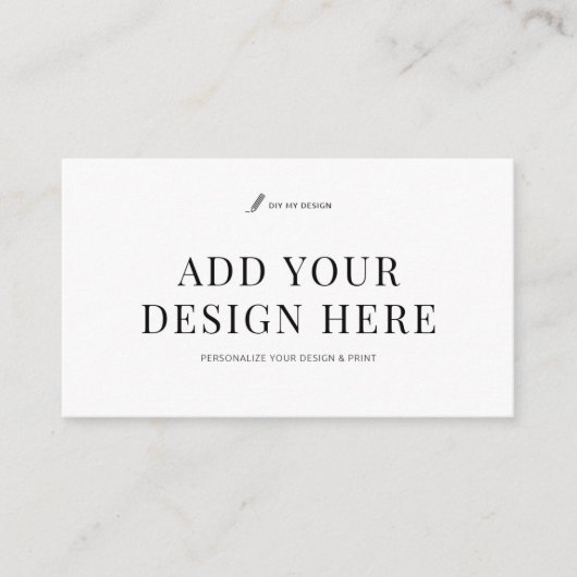 カスタム名刺の印刷デザインのアップロード 名刺 (正面)